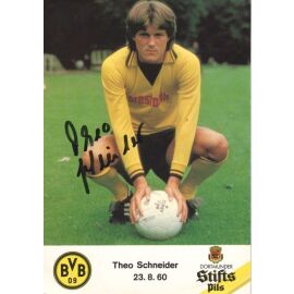Autogramm Fussball | Borussia Dortmund | 1979 | Theo SCHNEIDER