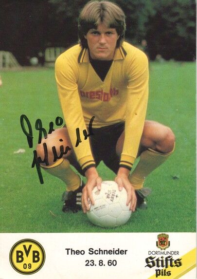 Autogramm Fussball | Borussia Dortmund | 1979 | Theo SCHNEIDER