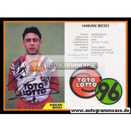 Autogramm Fussball | Hannover 96 | 1993 | Hakan BICICI