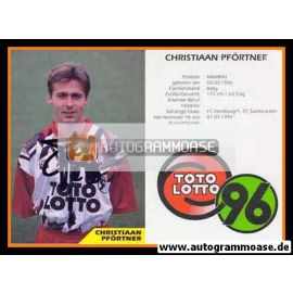 Autogramm Fussball | Hannover 96 | 1993 | Christiaan PFÖRTNER