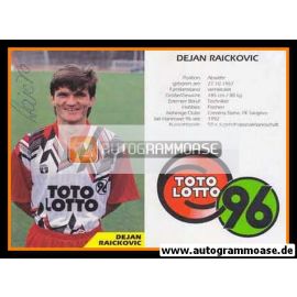 Autogramm Fussball | Hannover 96 | 1993 | Dejan RAICKOVIC