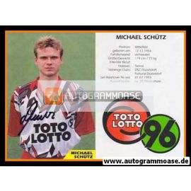 Autogramm Fussball | Hannover 96 | 1993 | Michael SCHÜTZ