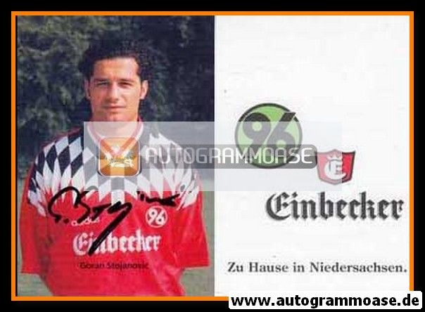 Autogramm Fussball | Hannover 96 | 1995 | Goran STOJANOVIC