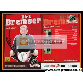 Autogramm Fussball | Hannover 96 | 2006 | Dirk BREMSER