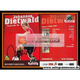 Autogramm Fussball | Hannover 96 | 2006 | Johannes DIETWALD