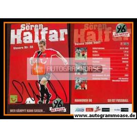 Autogramm Fussball | Hannover 96 | 2006 | Sören HALFAR