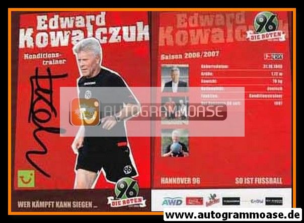 Autogramm Fussball | Hannover 96 | 2006 | Edward KOWALCZUK