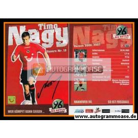 Autogramm Fussball | Hannover 96 | 2006 | Timo NAGY