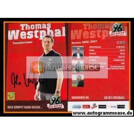Autogramm Fussball | Hannover 96 | 2006 | Thomas WESTPHAL