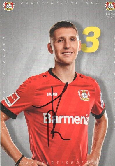 Autogramm Fussball | Bayer Leverkusen | 2019 | Panagiotis RETSOS