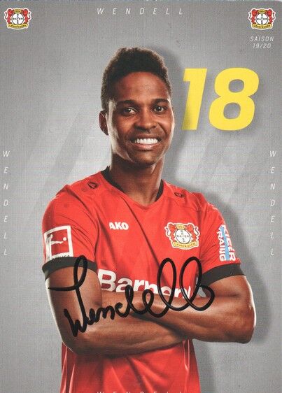 Autogramm Fussball | Bayer Leverkusen | 2019 | WENDELL