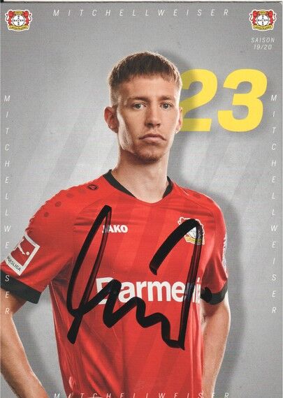 Autogramm Fussball | Bayer Leverkusen | 2019 | Mitchell WEISER