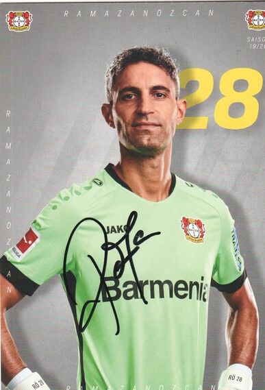 Autogramm Fussball | Bayer Leverkusen | 2019 | Ramazan ÖZCAN