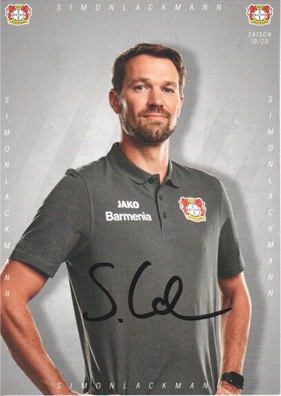 Autogramm Fussball | Bayer Leverkusen | 2019 | Simon LACKMANN