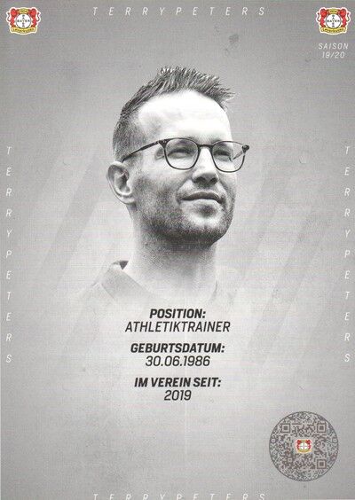Autogramm Fussball | Bayer Leverkusen | 2019 | Terry PETERS