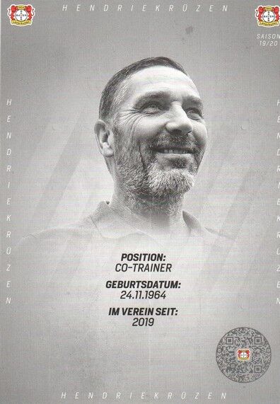 Autogramm Fussball | Bayer Leverkusen | 2019 | Hendrie KRÜZEN