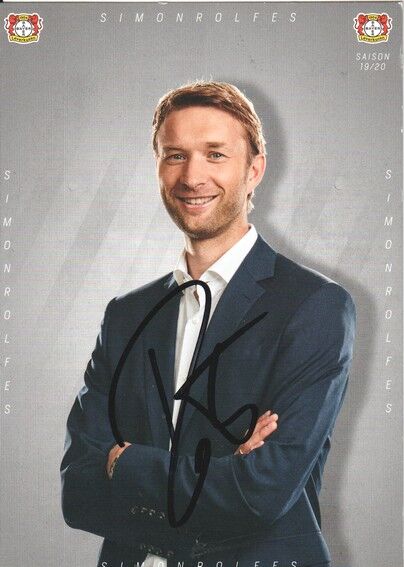 Autogramm Fussball | Bayer Leverkusen | 2019 | Simon ROLFES