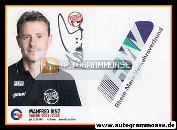 Autogramm Fussball | Kickers Offenbach | 2005 | Manfred BINZ