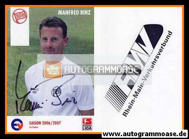 Autogramm Fussball | Kickers Offenbach | 2006 | Manfred BINZ