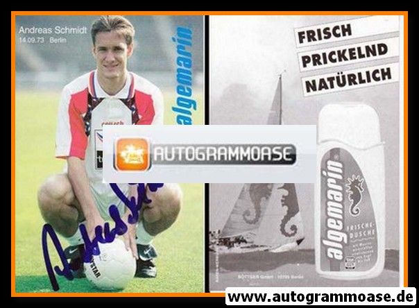 Autogramm Fussball | Hertha BSC Berlin | 1995 | Andreas SCHMIDT