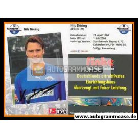 Autogramm Fussball | SC Paderborn 07 | 2006 | Nils DÖRING