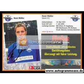Autogramm Fussball | SC Paderborn 07 | 2006 | Rene MÜLLER
