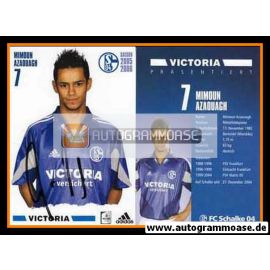 Autogramm Fussball | FC Schalke 04 | 2005 | Mimoun AZAOUAGH