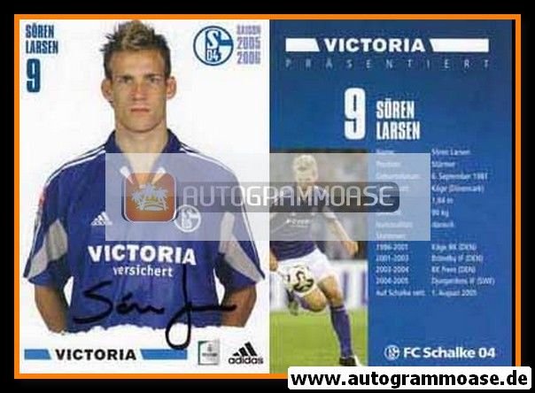 Autogramm Fussball | FC Schalke 04 | 2005 | Sören LARSEN
