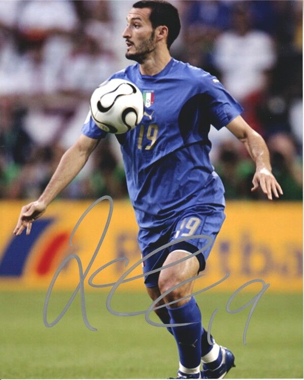 Autogramm Fussball | Italien | 2006 WM Foto | Gianluca ZAMBROTTA (Spielszene Color XL)