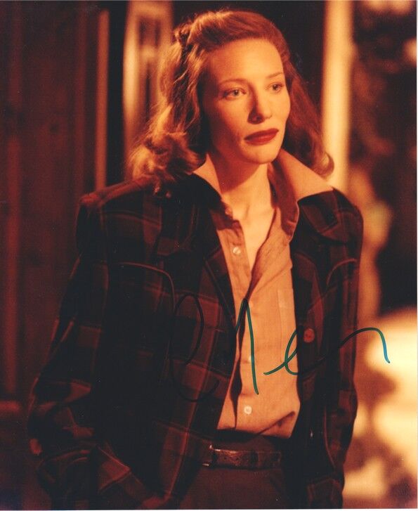 Autogramm Film (AUS) | Cate BLANCHETT | 2004 Foto (Portrait Color XL) Aviator