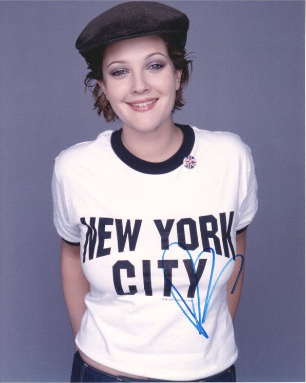 Autogramm Film (USA) | Drew BARRYMORE | 2000er Foto (Portrait Color XL)