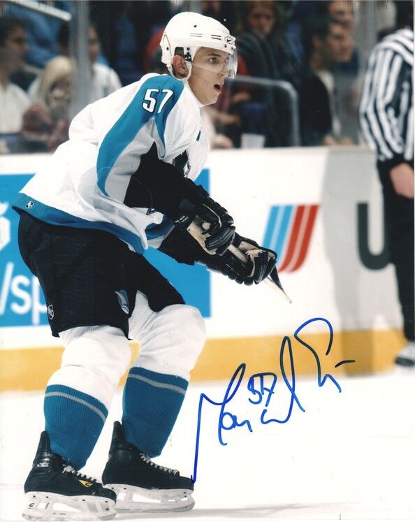 Autogramm Eishockey | USA | San Jose | Marcel GOC | 2000er Foto (Spielszene Color XL) 1
