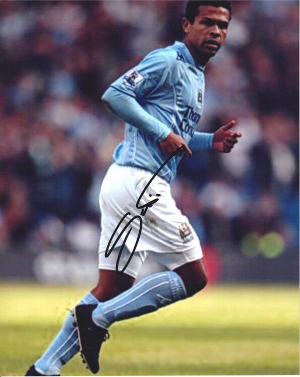 Autogramm Fussball | Manchester City | 2000er Foto | GEOVANNI (Spielszene Color XL) 1
