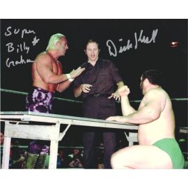 Autogramm Wrestling | Superstar BILLY GRAHAM | 1990er Foto (Kampfszene Color XL)