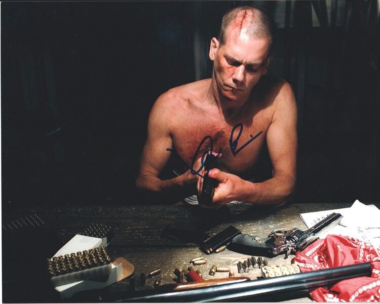 Autogramm Film (USA) | Kevin BACON | 2007 Foto (Filmszene Color XL) Death Sentence 2