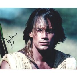 Autogramm Film (USA) | Kevin SORBO | 1990er Foto (Filmszene Color XL) "Hercules" 3