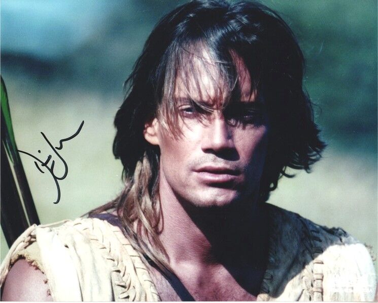 Autogramm Film (USA) | Kevin SORBO | 1990er Foto (Filmszene Color XL) "Hercules" 3