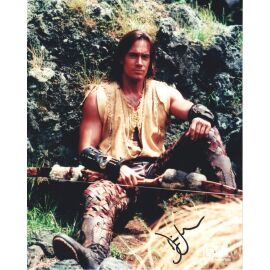 Autogramm Film (USA) | Kevin SORBO | 1990er Foto (Filmszene Color XL) "Hercules" 4