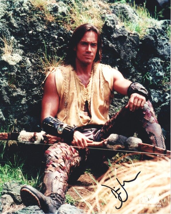 Autogramm Film (USA) | Kevin SORBO | 1990er Foto (Filmszene Color XL) "Hercules" 4
