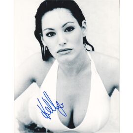 Autogramm Film / Model (UK) | Kelly BROOKS | 2000er Foto (Portrait SW XL) SEXY