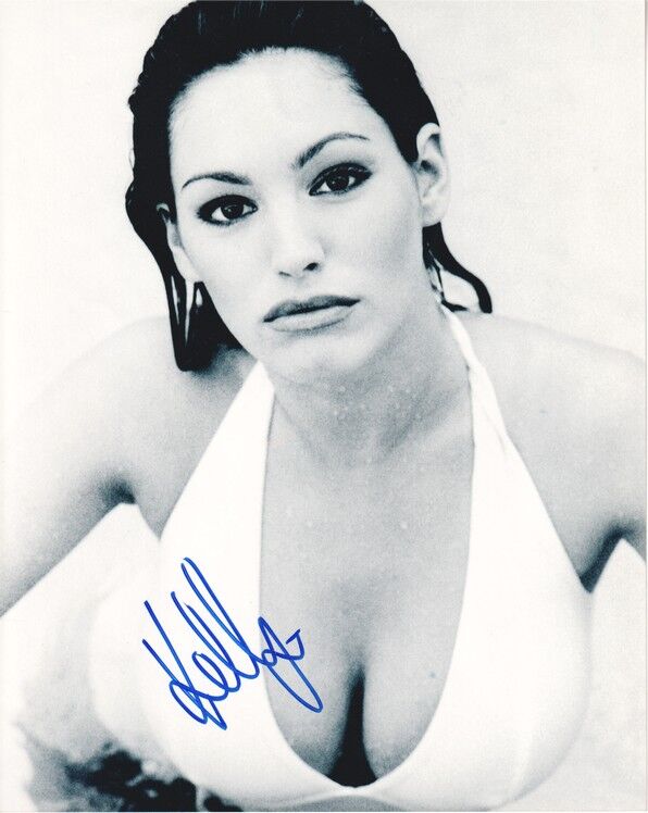 Autogramm Film / Model (UK) | Kelly BROOKS | 2000er Foto (Portrait SW XL) SEXY