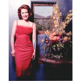 Autogramm Film (USA) | Gillian ANDERSON | 2010er Foto (Portrait Color XL)