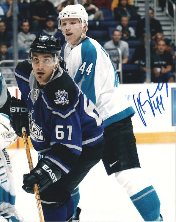 Autogramm Eishockey | USA | San Jose | Christian EHRHOFF | 2000er Foto (Spielszene Color XL)