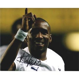 Autogramm Fussball | Tottenham Hotspur | 2009 Foto | Jermain DEFOE (Jubelszene Color XL)