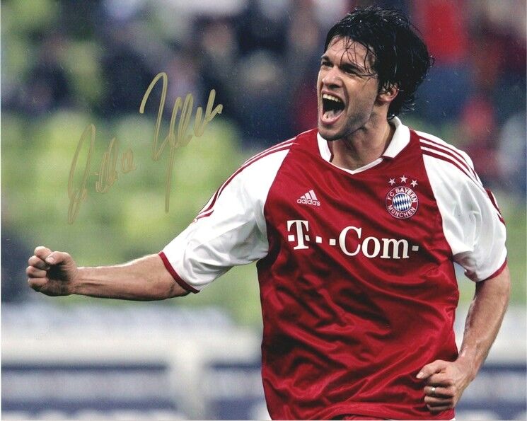 Autogramm Fussball | FC Bayern München | 2003 Foto | Michael BALLACK (Jubelszene Color XL)