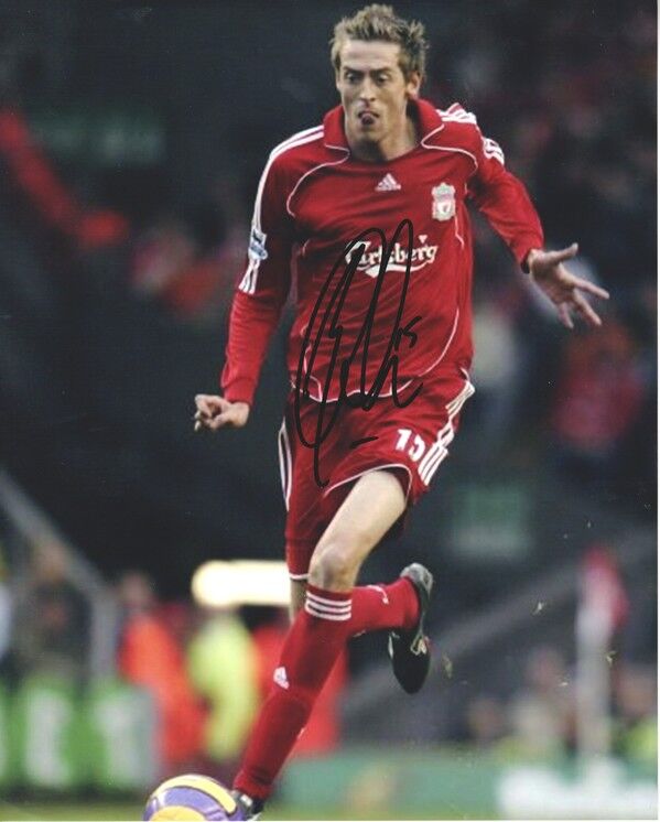 Autogramm Fussball | FC Liverpool | 2007 Foto | Peter CROUCH (Spielszene Color XL)