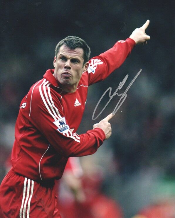 Autogramm Fussball | FC Liverpool | 2000er Foto | Jamie CARRAGHER (Spielszene Color XL)
