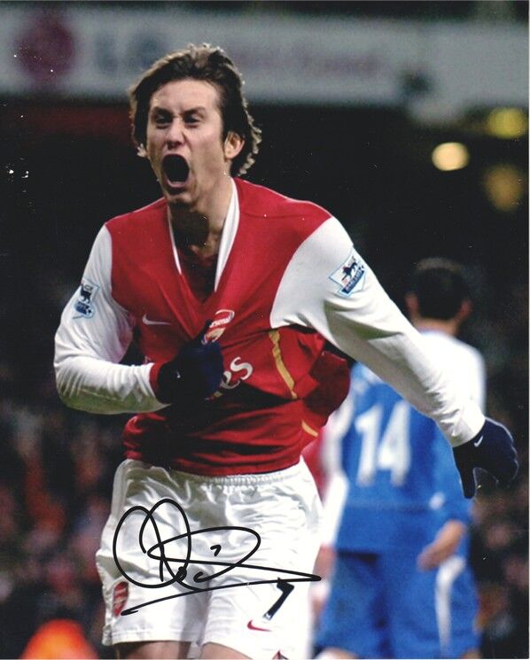 Autogramm Fussball | Arsenal London | 2005 | Tomas ROSICKY | 2005 Foto (Jubelszene Color XL)