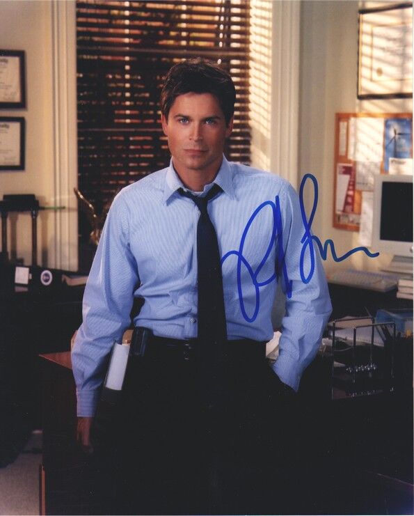 Autogramm Film (USA) | Rob LOWE | 2000er Foto (Portrait Color XL) "West Wing"