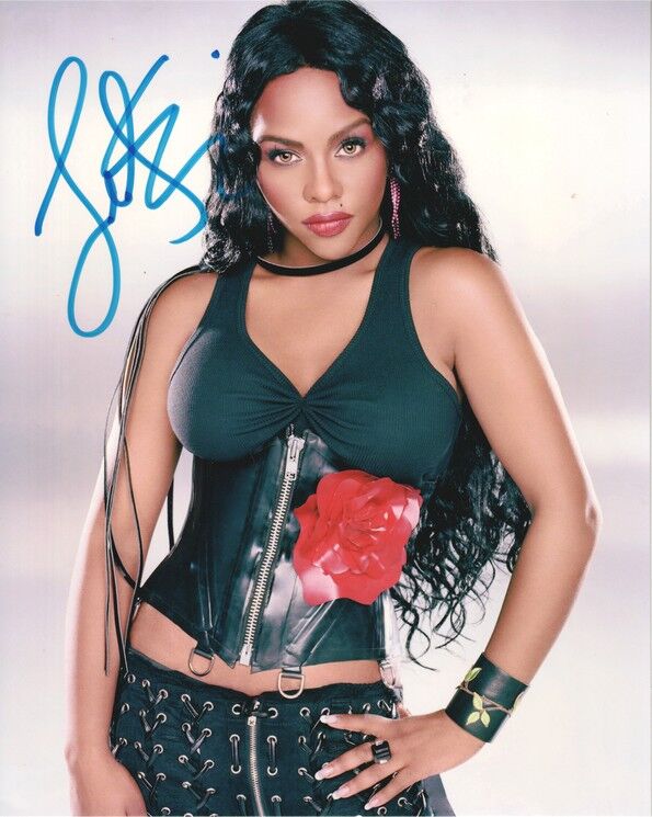 Autogramm Rap (USA) | LIL KIM | 2003 Foto (Portrait Color XL) SEXY